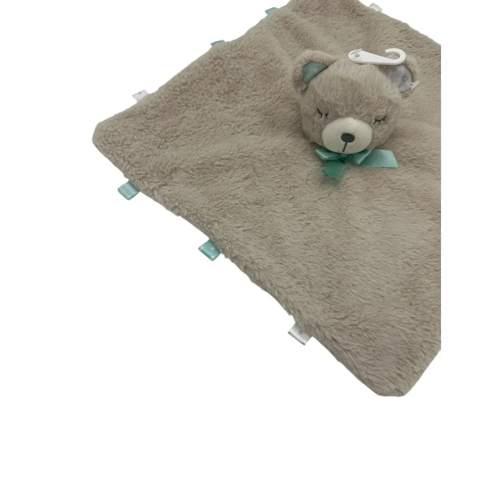Kelly Toy Teddy‎ Bear Soothie Baby Blanket W Tabbies Security Lovey 14